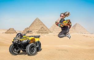 Cairo: Quad driving near the pyramids of Giza - transfers included