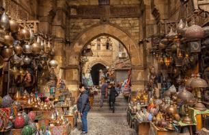 Cairo: Guided tour of the Museum of Egyptian Civilization, Old Cairo & Khân El-Khalili Souk - transfer included