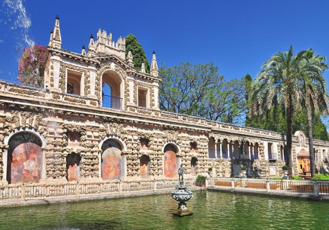 Visite guidée du palais de l'Alcázar à Séville - Billet coupe-file - En français