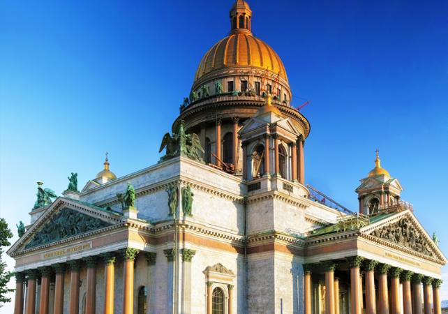 Visite guidée de la Cathédrale Saint-Isaac de Saint Pétersbourg - Départ/retour hôtel