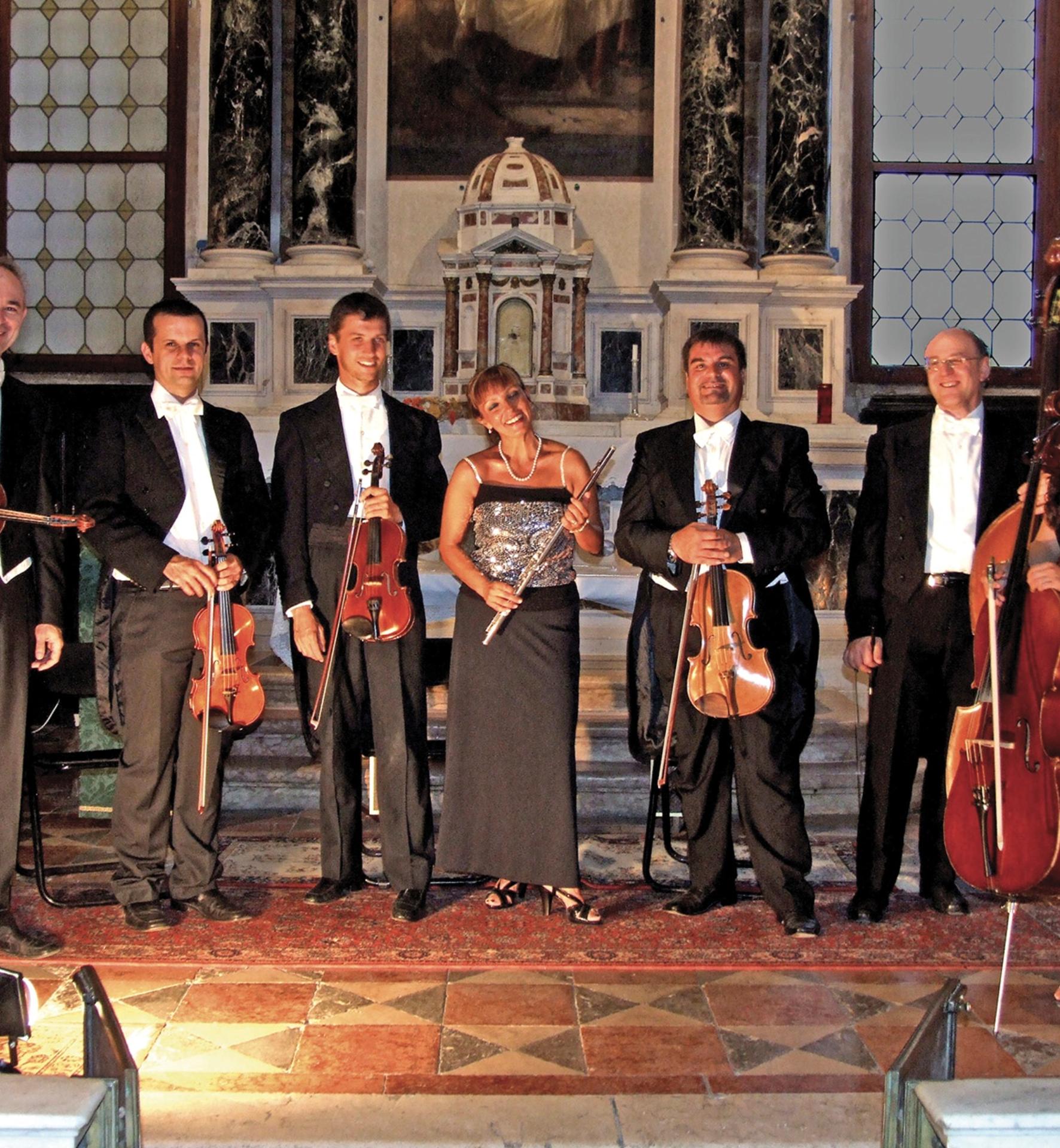 Concert de musique classique dans un palais au cœur de Venise