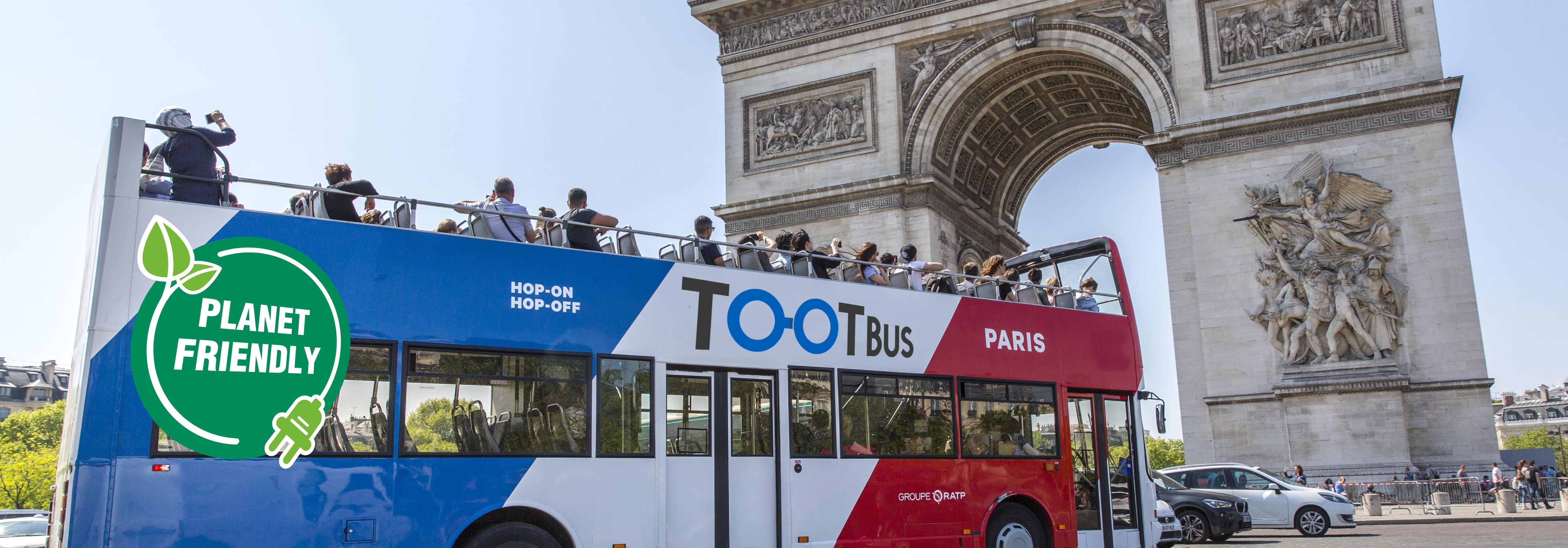 乘观光巴士游览巴黎 - 1日、2日、3日交通通票