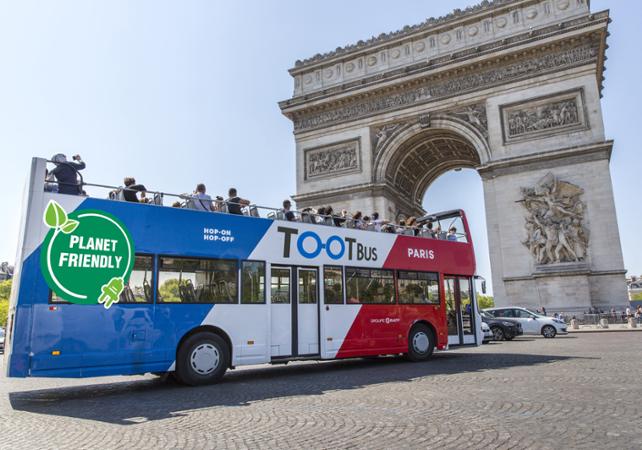 Tour di Parigi in bus panoramico - hop-on hop-off - Pass 1, 2 o 3 giorni