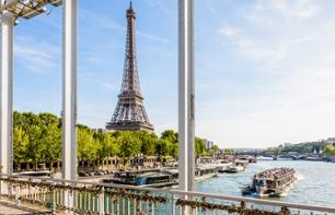 Tour de Paris en bus panoramique - Arrêts multiples - Pass 1 ou 2 jours + Croisière sur la seine avec Bateaux Parisiens
