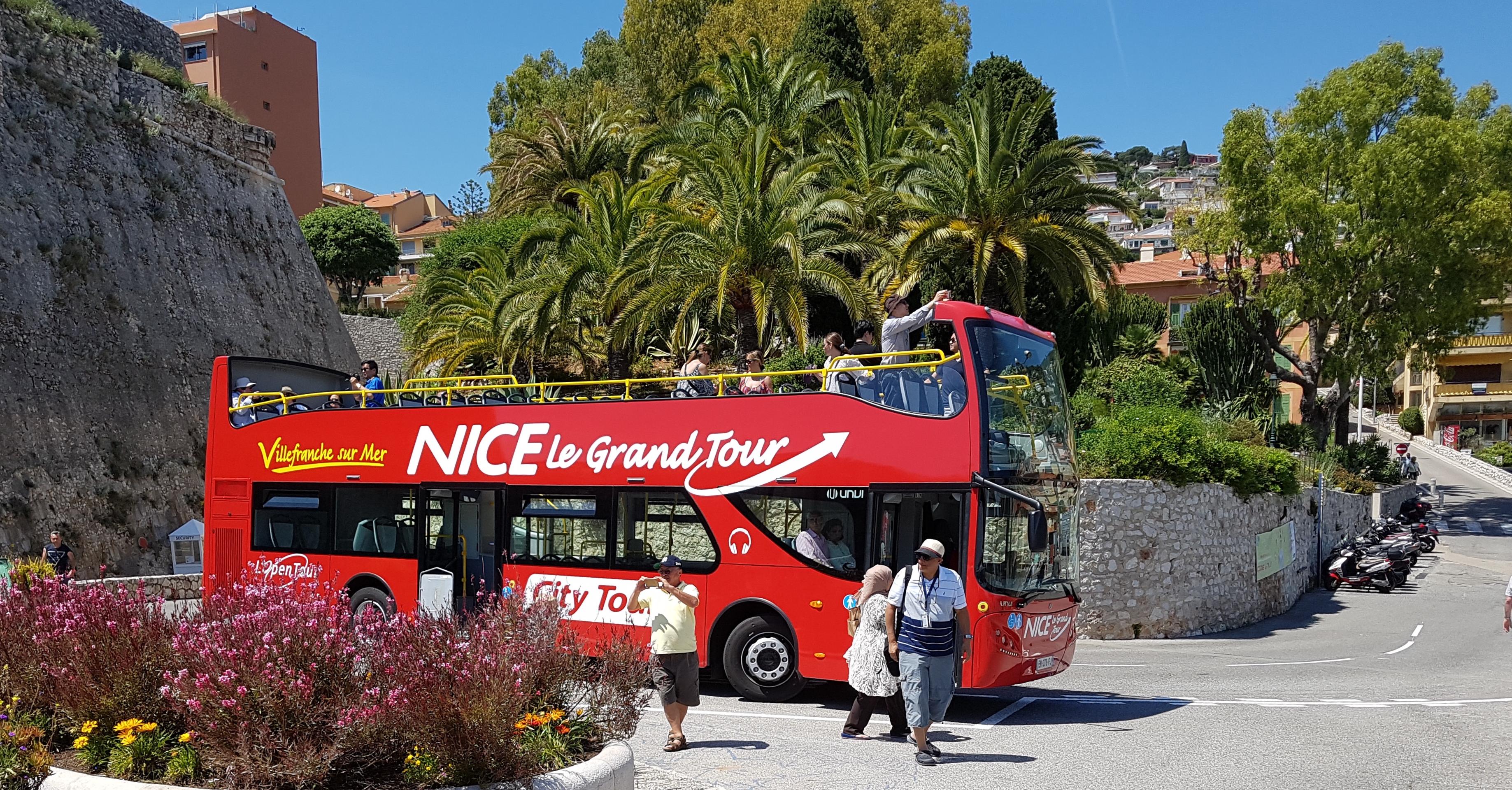 Double-Decker Bus Tour of Nice – 1 or 2-day pass