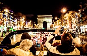 Christmas lights panoramic sightseeing bus tour