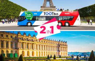Visite de Paris en bus panoramique + Billet et transferts Château de Versailles
