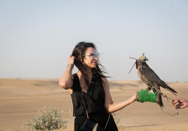 Safari dans le désert de Dubai - Avec sandboarding et balade en chameau