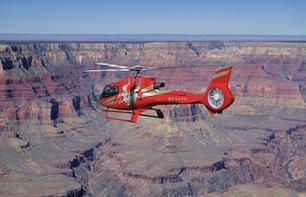 Survol en hélicoptère : Grand Canyon, barrage Hoover & Las Vegas + visite du plateau ouest (billet Skywalk en option) - Las Vegas