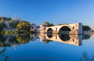 Dégustation et tour panoramique en Provence : Avignon, les Baux de Provence et Châteauneuf du Pape