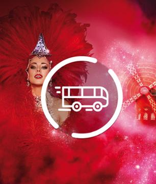 Evening Tour of Paris by Minibus & Moulin Rouge Show – Hotel pick-up/drop-off - 7pm