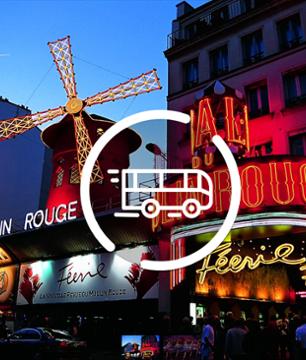 Spectacle Moulin Rouge - Départ/Retour Hôtel