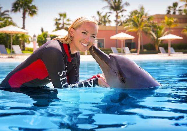 Swimming with Dolphins in Dubai + Tickets for Aquaventure Water Park