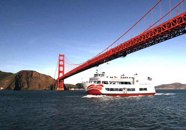 Sightseeing Boat Cruise in San Francisco Bay – Golden Gate and Alcatraz Route