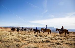 Randonnée à cheval d'une demi-journée au Red Canyon - Bryce Canyon