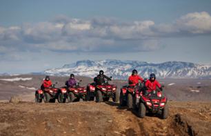 Quad bike safari in the mountains of Iceland - departure from your hotel in Reykjavik