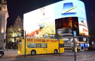 ロンドンの夜景をバスで巡るツアー