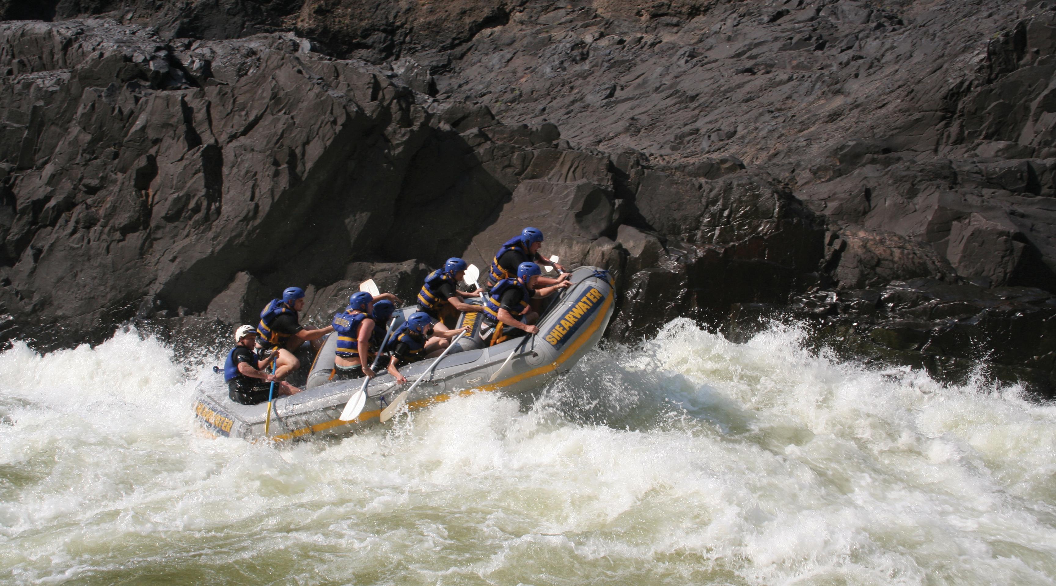 Rafting on The Zambezi River Day Trip – Departing from Victoria Falls
