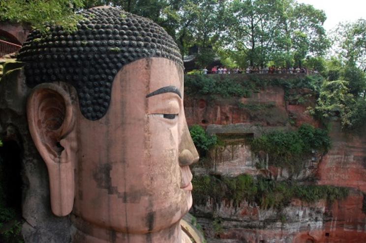 Tour privé au Grand Bouddha de Leshan et croisière sur la rivière Min