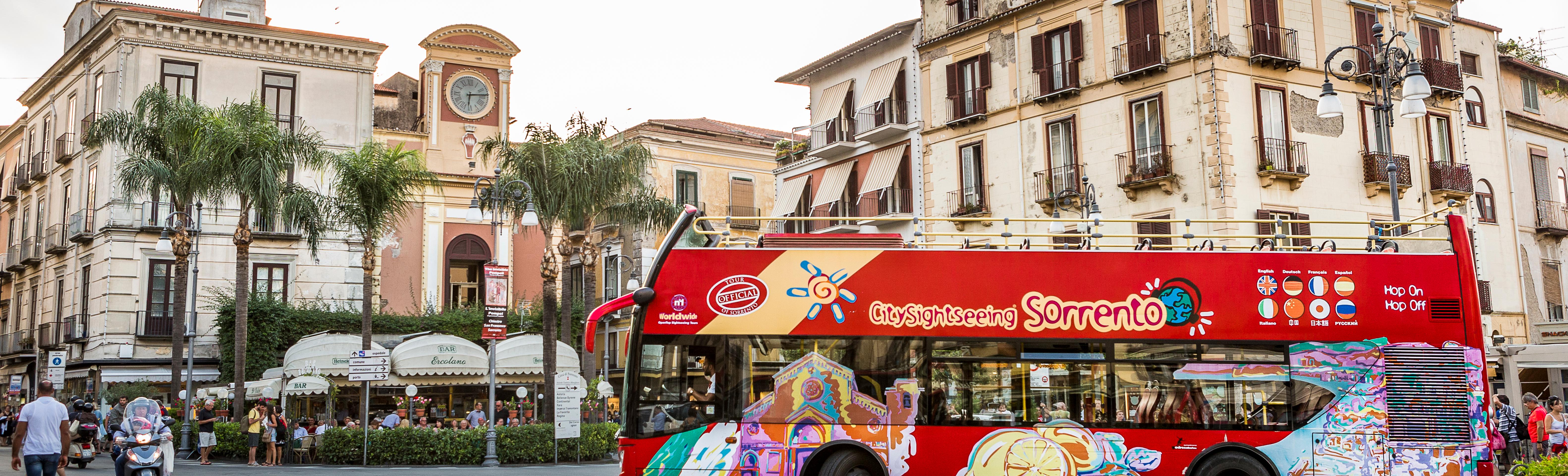 Sorrento by hop-on hop-off bus - 1 day transport pass
