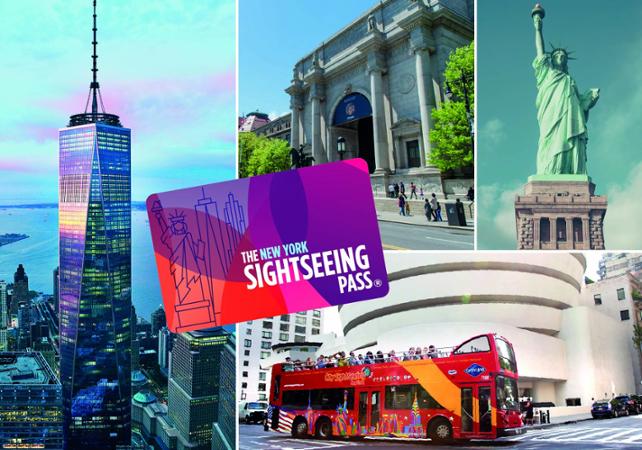 SightSeeing Flex Pass New-York – 2, 3, 5, 7 ou 10 activités au choix