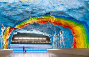 Guided art tour in the Stockholm metro