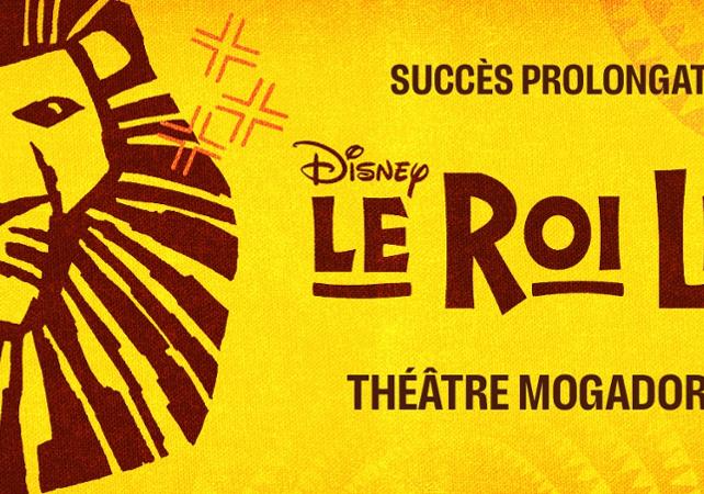 Billet "Le Roi Lion" - Théâtre Mogador