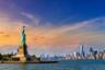 Croisière promenade du coucher du soleil à la Statue de la Liberté - New York