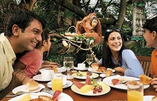 Petit déjeuner avec les singes et matinée au zoo de Singapour