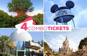 Billet Walt Disney World Orlando – 2 jours/ 2 parcs, 3 jours/ 3 parcs ou 4 jours/ 4 parcs