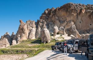 Excursion en Jeep en Cappadoce au coucher du soleil - Transfert & verre de vin inclus