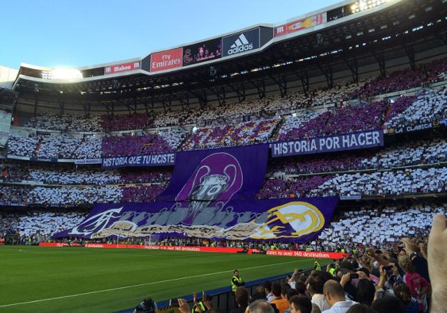 Ticket for a Real Madrid match at the Santiago Bernabeu stadium