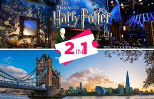 Billet et transport pour les Studios Harry Potter + visite guidée de Londres en bus -  En français