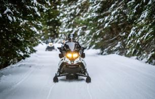 Guided snowmobile ride at Mont-Tremblant (1 hr 45 from Montreal)