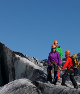 Randonnée sur le glacier de Solheimajökull – niveau facile – transport depuis Reykjavik en option