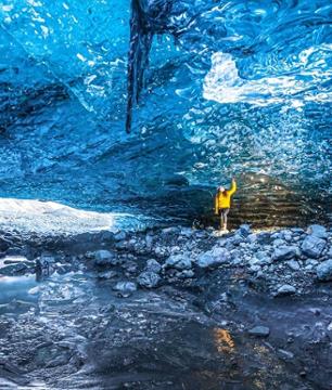 Visite d’une grotte de glace sur le glacier de Vatnajökull - au départ de Jökulsárlón