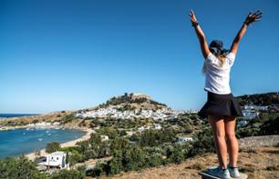 Guided walk to Lindos with a visit of the town and the acropolis - Rhodes