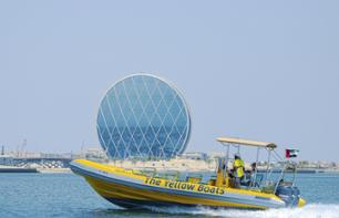 Abu Dhabi Yellow Boats zodiac cruise - Yas Island Circuit (1hr 15mins)