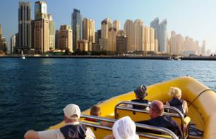 Crucero en barco Zodiac en Dubái - Circuito Marina (60 min)