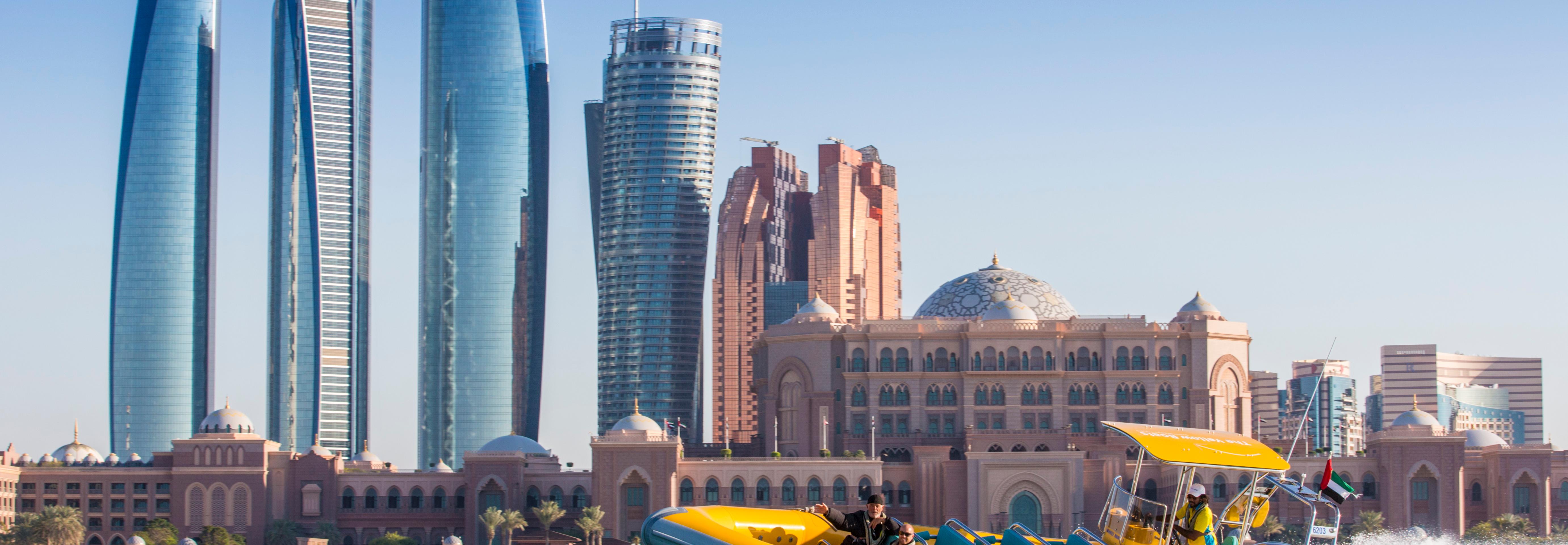 Croisière en Zodiac à Abu Dhabi – Circuit Emirates Palace, La Corniche et Lulu Island (1h)