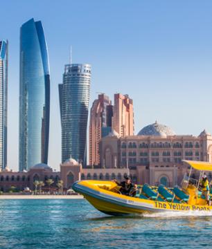 Zodiac Cruise of Abu Dhabi – Emirates Palace, The Corniche & Lulu Island (1hr)