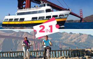 Bike hire + return by ferry from Sausalito - San Francisco
