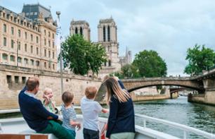 Croisière guidée en famille sur la Seine et découverte des incontournables de Paris