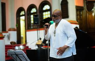 Gospel concert in a church in Harlem - New York