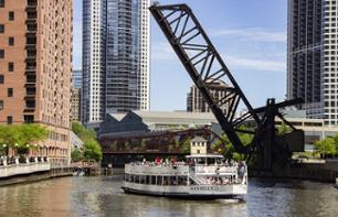 Croisière sur la Chicago River et le lac Michigan : découverte de l'architecture de Chicago (1h30)