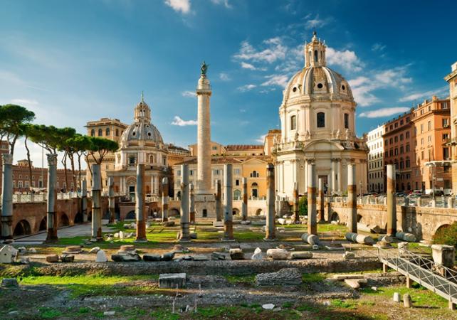Visite guidée du Colisée, du Forum et du Palatin avec billet coupe-file