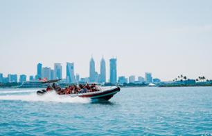 Croisière en zodiac à Dubai - Circuit Marina, Atlantis, Palm Jumeirah et Burj Al Arab (1h30)