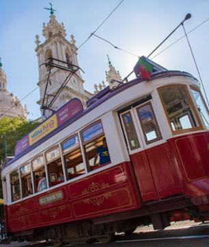 Pass transport 24h - tram sur les collines - Ascenseur Santa Justa inclus - Lisbonne